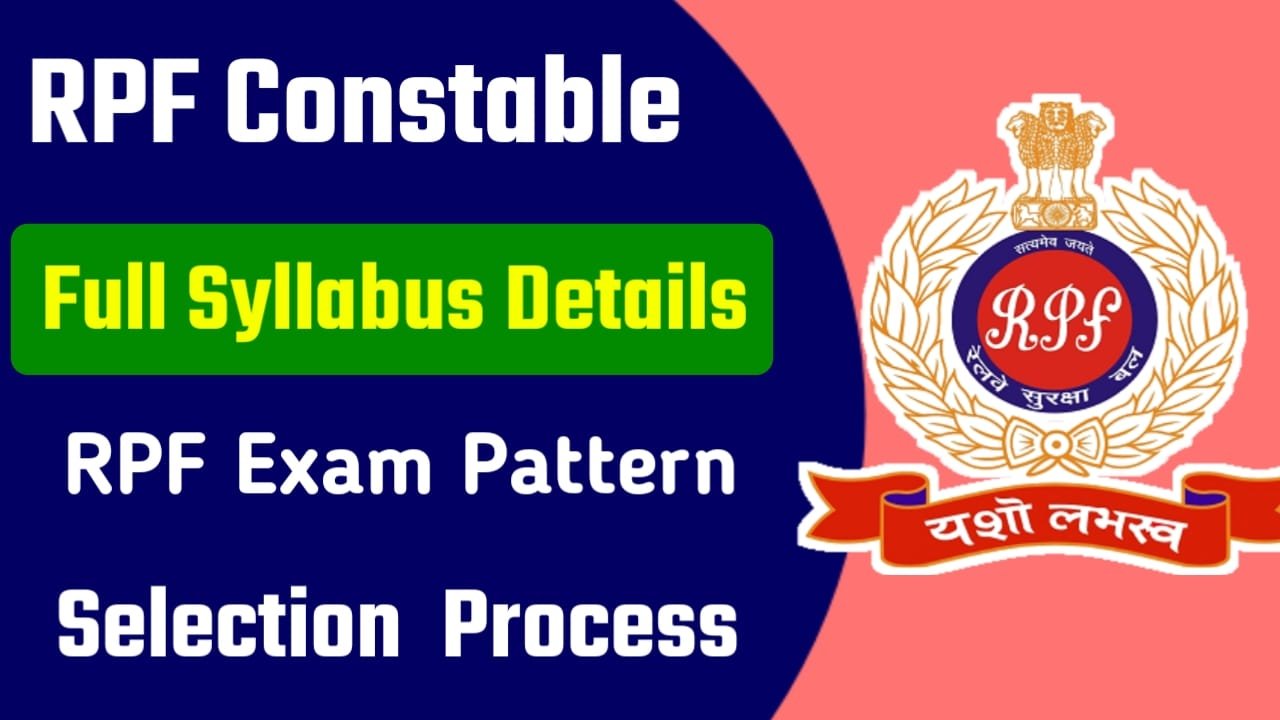 RPF Constable Syllabus 2025