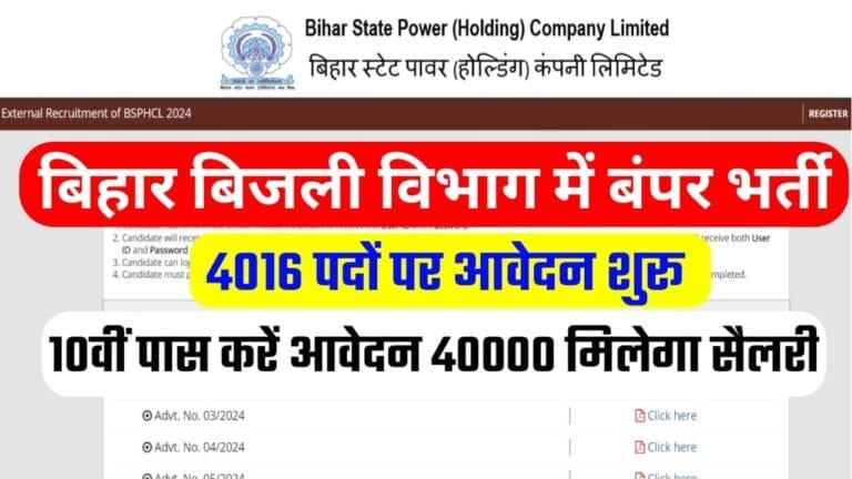 BSPHCL Vacancy 2024 Notification