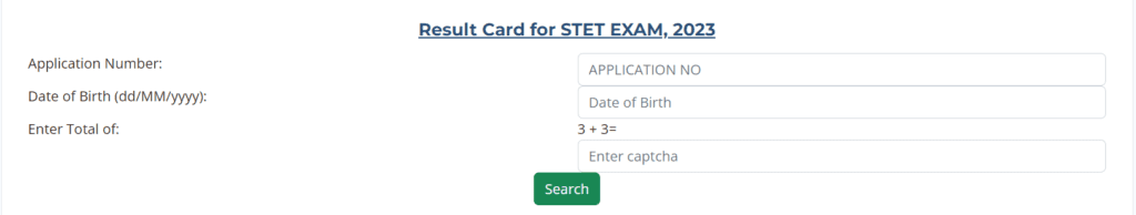 Bihar STET Result 2024 Check