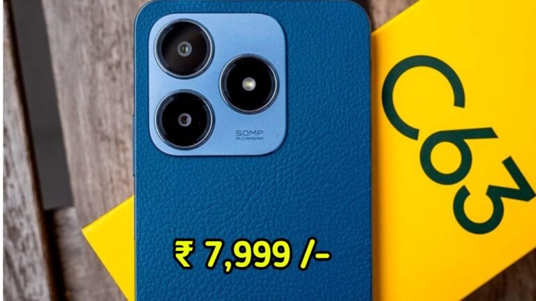 Realme C63 5G Low Budget Smartphone